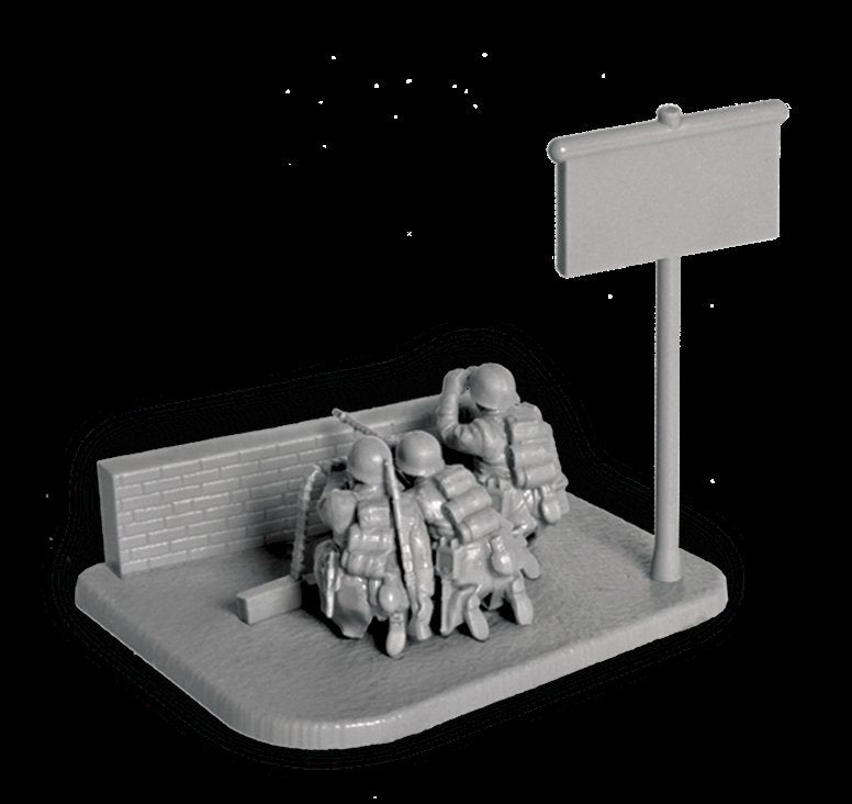 Zvezda 6210 German MG-34 machine-gun with crew 1941-1945 (winter) 1/72 – zdjęcie 4