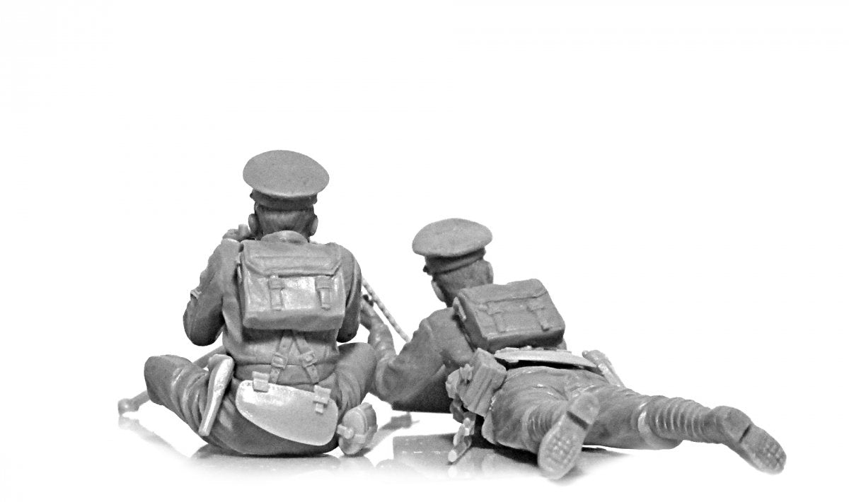 ICM 35713 WWI British Vickers MG Crew (Vickers MG &amp;amp; 2 figures) 1/35 – zdjęcie 4