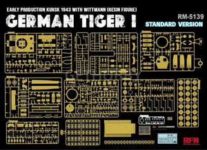Rye Field Model 5139 Tiger I Early Production Wittmann Kursk 1943 Standart Version 1/35 – imagen 3