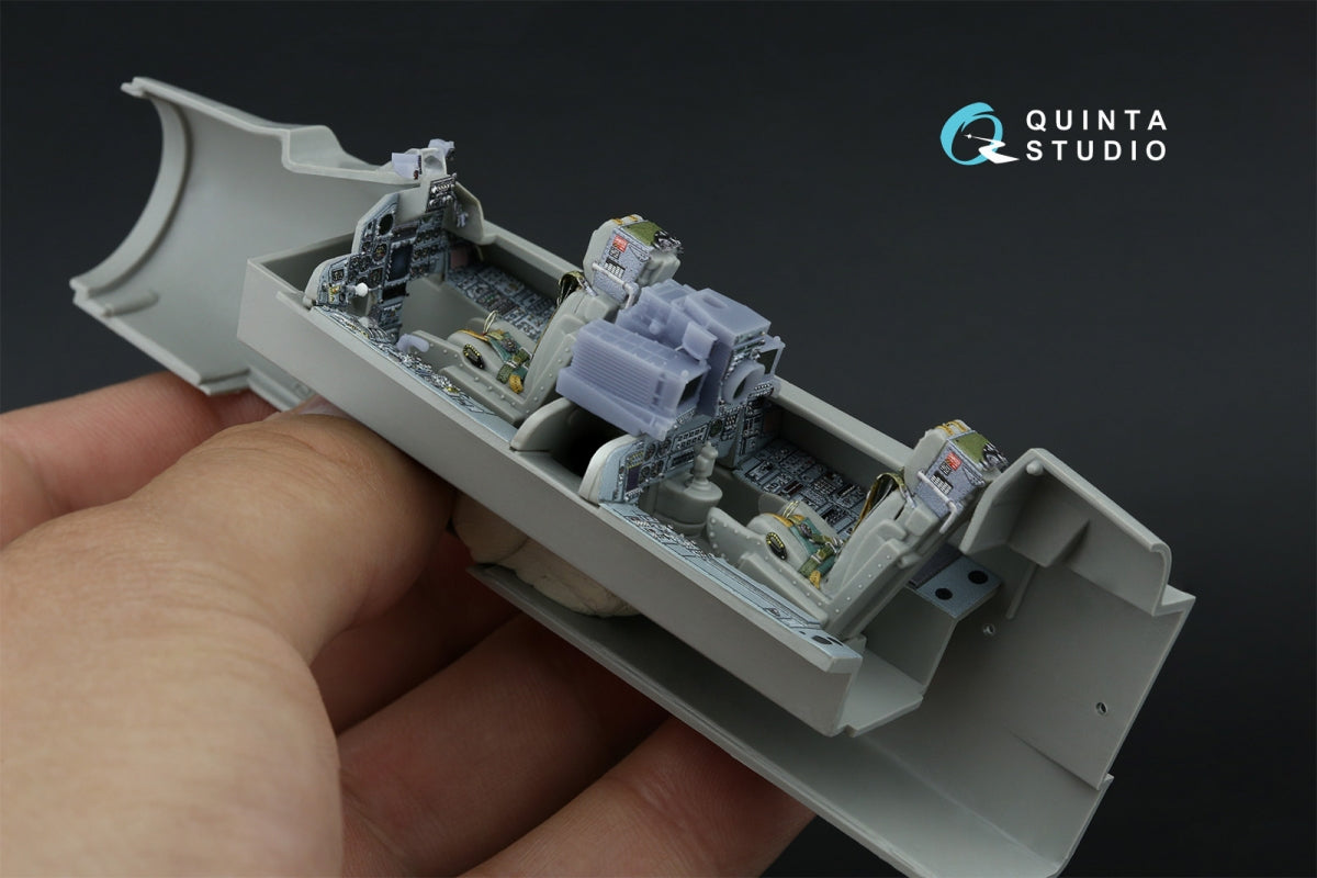Quinta Studio QD+48519 Tornado ECR 3D-Printed coloured Interior on decal paper (Italeri) (with 3D-printed resin parts) 1/48 – immagine 8