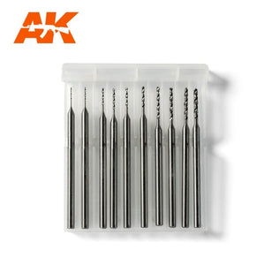 AK Interactive AK9043 DRILL BITS (0.4-1.3) – zdjęcie 3
