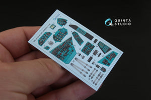 Quinta Studio QD48155 Mi-24P 3D-Printed &amp;amp; coloured Interior on decal paper (for Zvezda kit) 1/48 – imagen 2