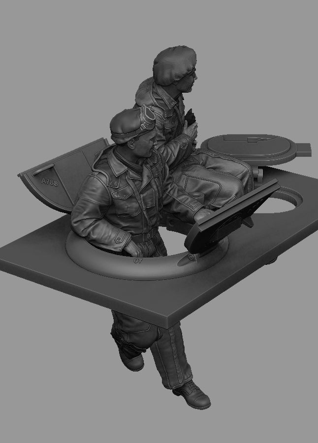 Panzer Art FI35-215 British Sherman tanks turret Pixie suit set 1/35 – imagen 4