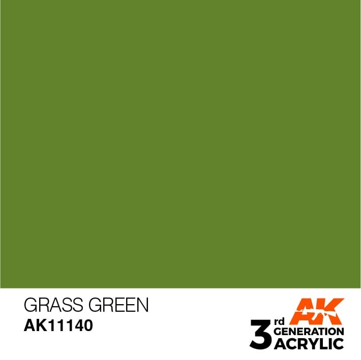 AK Interactive AK11140 GRASS GREEN – STANDARD 17ml