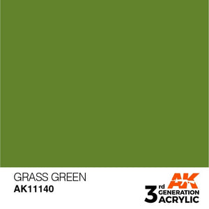 AK Interactive AK11140 GRASS GREEN – STANDARD 17ml