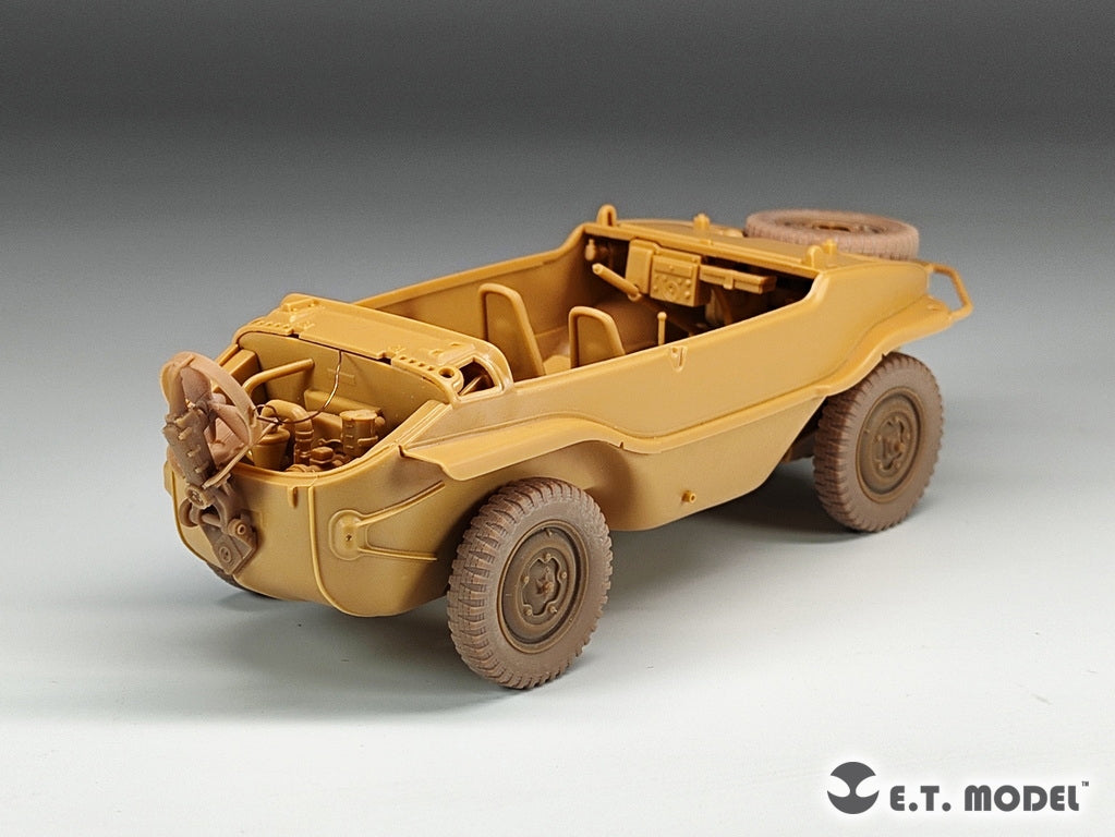 E.T. Model P35-135 WWII German Schwimmwagen Type166 Sagged wheels Narrow For TAMIYA Kit 1/35 – Bild 10