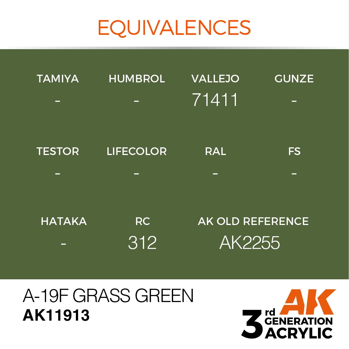 AK Interactive AK11913 A-19F VERT HERBE – AIR 17 ml – image 3