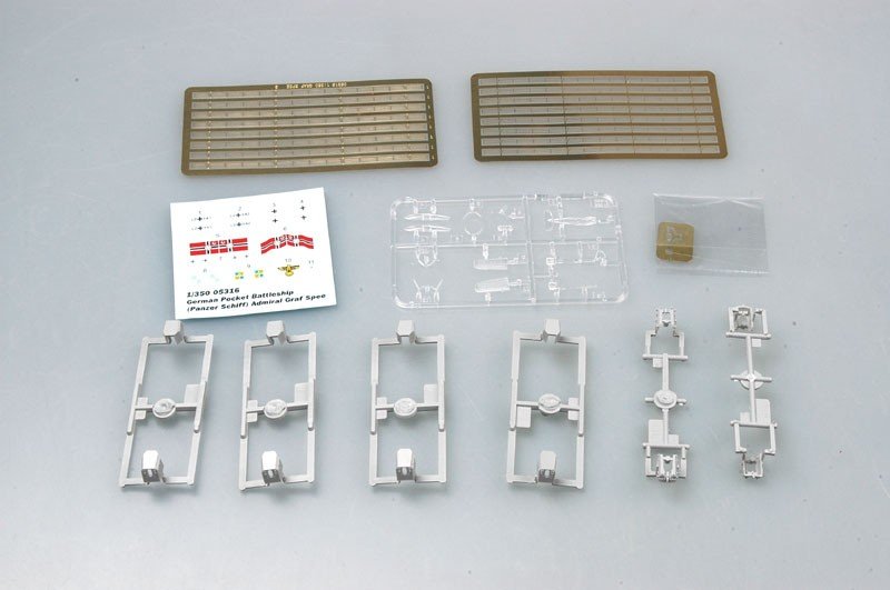 Trumpeter 05316 Cuirassé de poche allemand Amiral Graf Spee (1/350) – image 4