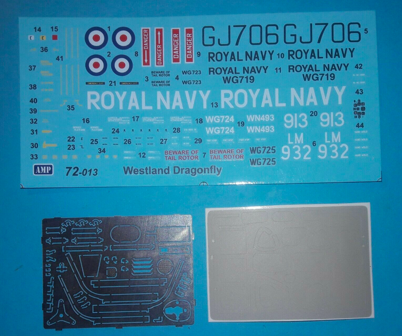 AMP 72013 WS-51 Dragonfly HR/3 Royal Navy 1/72 – imagen 2