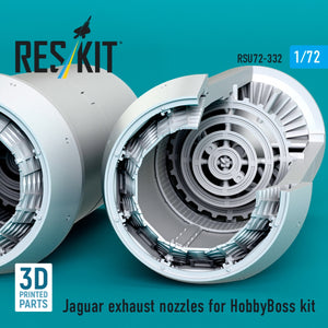 RESKIT RSU72-0332 Jaguar exhaust nozzles for HobbyBoss kit (3D Printed) 1/72