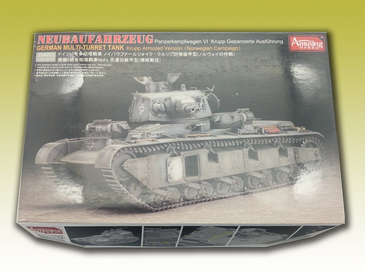Amusing Hobby 35A003 Panzerkampfwagen VI Neubaufahrzeug Krupp Version 1/35 – imagen 2