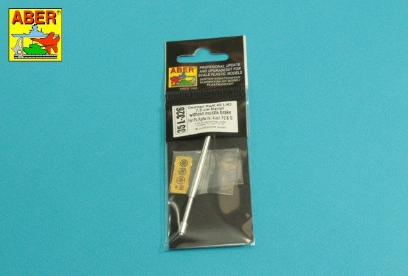 Aber 35L-326 Germ.75mm barrel for Pz VI F2 or G without muzzle brake Fit to Dragon models: 6360; 6363; 6594; 1/35 – Bild 3