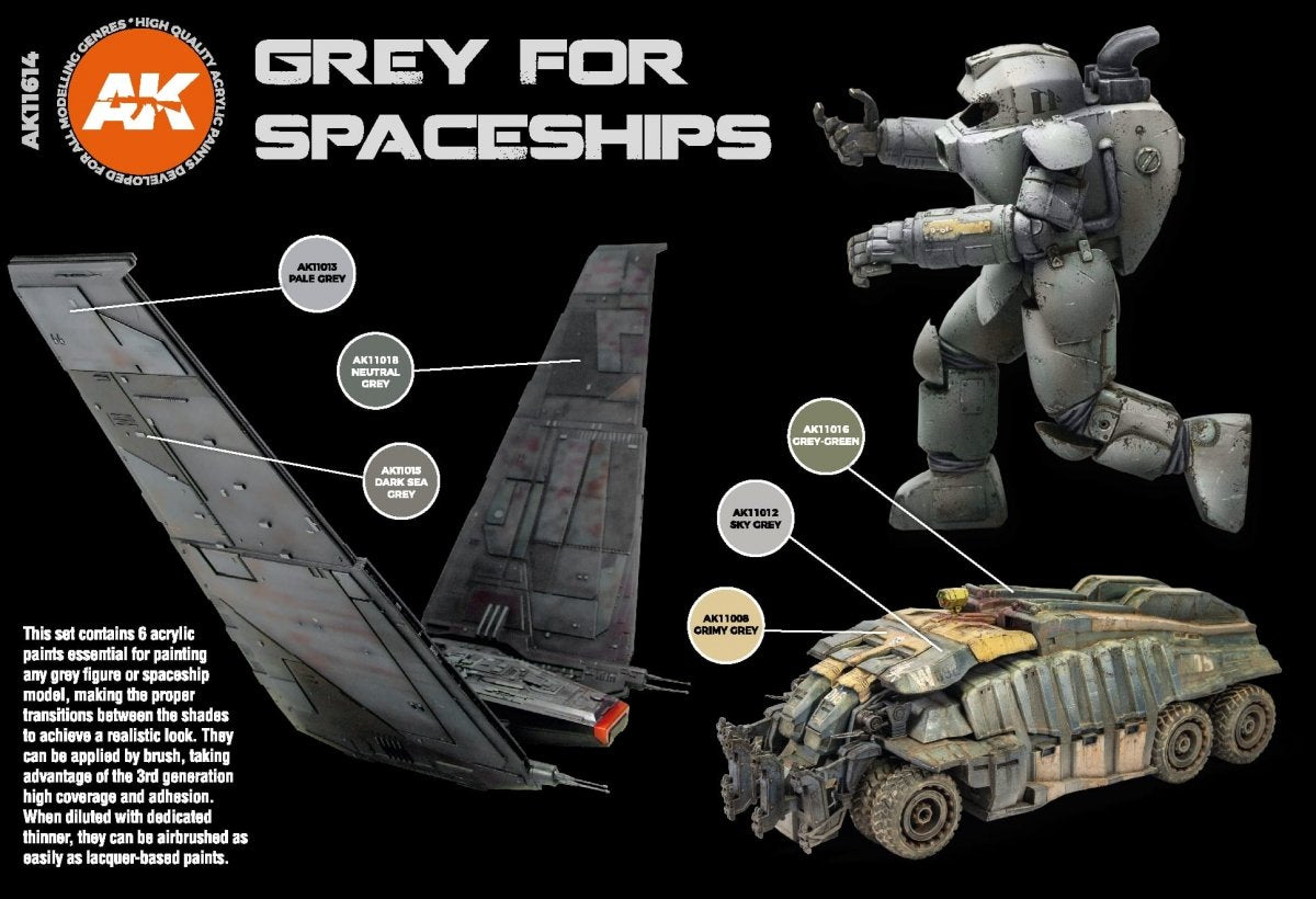 AK Interactive AK11614 3G GREY FOR SPACESHIPS – imagen 3