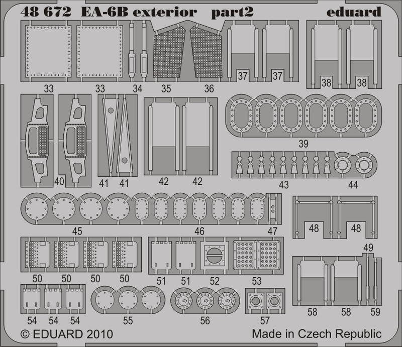 Eduard 48672 EA-6B extérieur 1/48 Kinetic