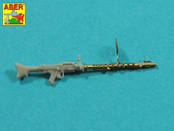 Aber 35L-169 Lufa do niemieckiego karabinu MG34 z pancerną osłoną 1/35 – zdjęcie 3