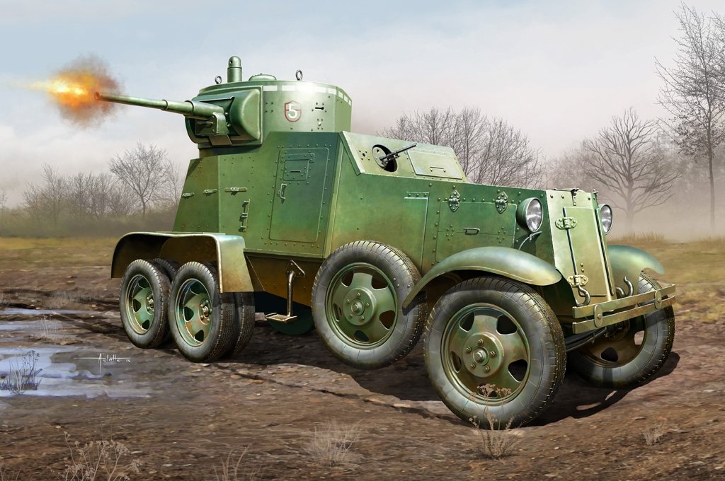 Hobby Boss 83838 Soviet BA-3 Armor Car 1/35