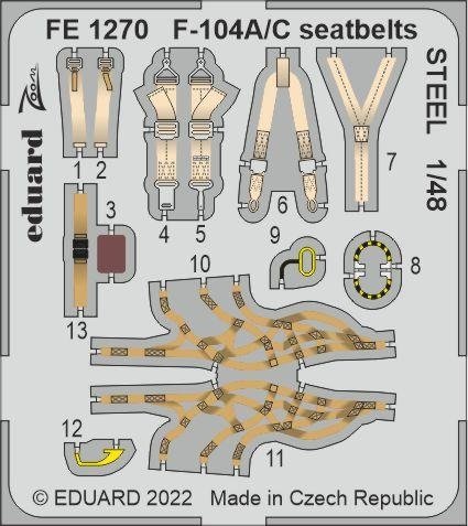 Eduard BIG49335 F-104C KINETIC MODEL 1/48 – Bild 5