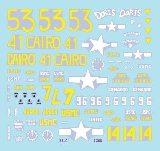 Star Decals 35-C1366 US PACIFIC WARS - IWO JIMA USMC Sherman tanks 1/35 – imagen 3