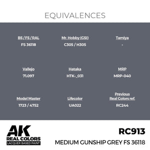 AK Interactive RC913 Medium Gunship Grey FS 36118 17 ml – immagine 2