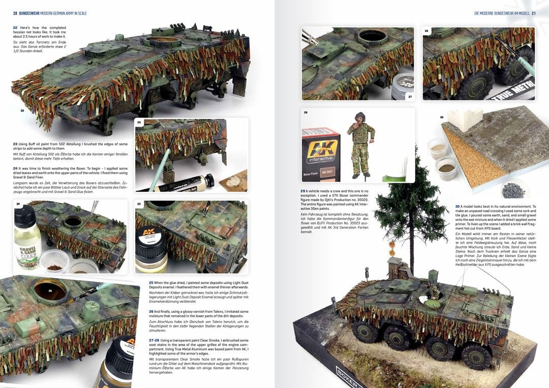 AK Interactive AK524 BUNDESWEHR – MODERN GERMAN ARMY IN SCALE EN/DE – Bild 5