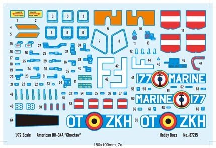 Hobby Boss 87215 American UH-34A Choctaw 1/72 – imagen 3