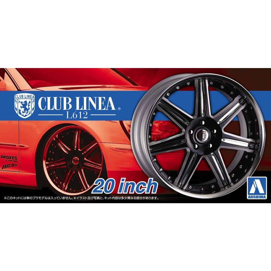 Aoshima 05278 Club Linea L 612 20 pouces 1/24