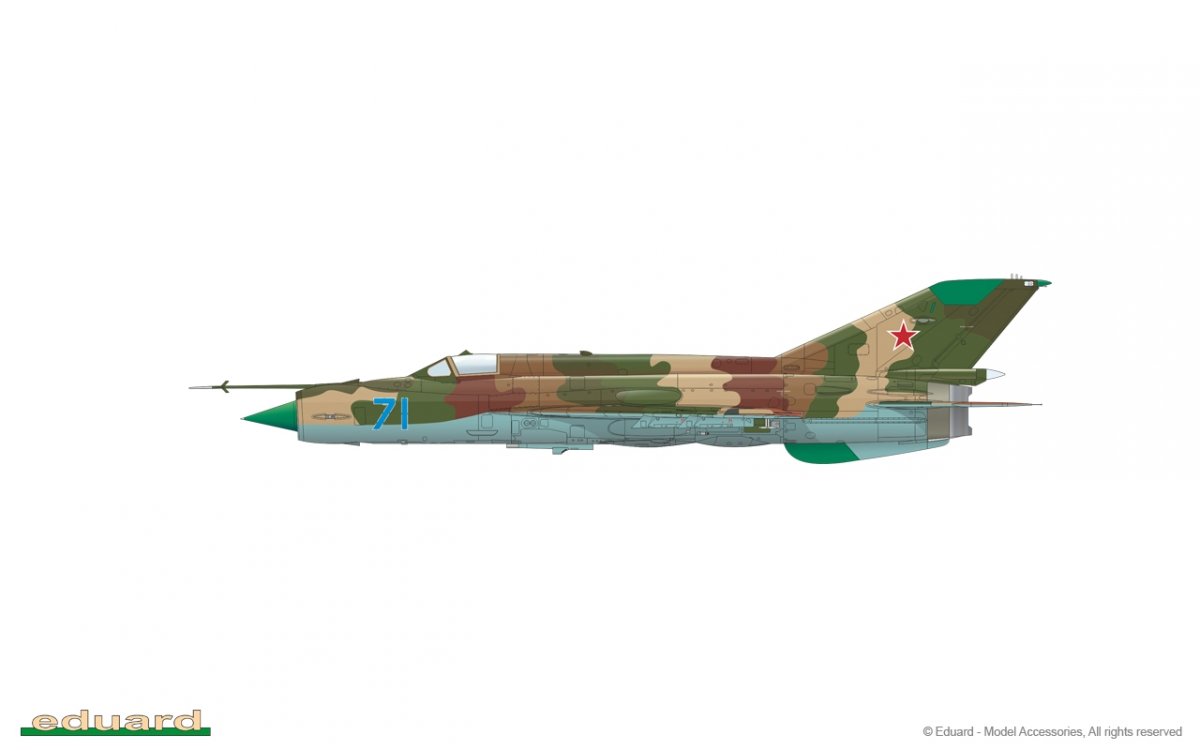 Eduard 7453 MiG-21MF Interceptor Weekend Edition 1/72 – imagen 3