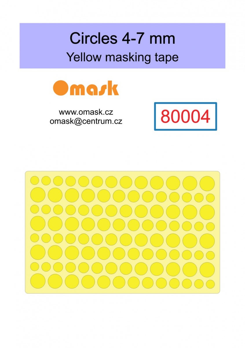 Omask X8002 Universal set 2 - yellow mask (80003, 80004, 80005, 80006, 80009) – immagine 3