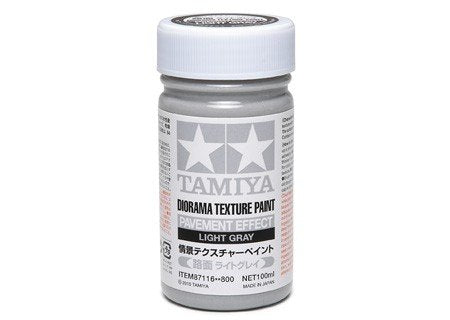 Peinture texturée pour diorama Tamiya 87116 (effet pavé, gris clair)