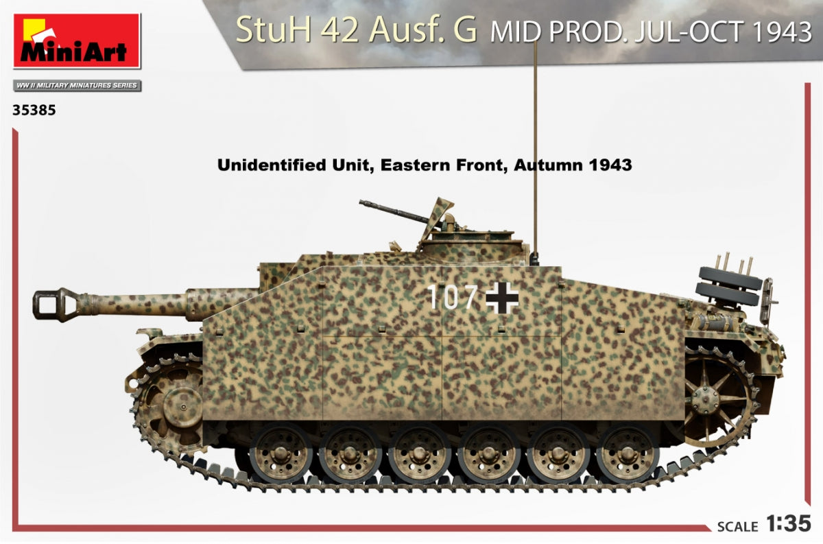 MiniArt 35385 StuH 42 Ausf. G MID PRODUIT PAR JUILLET-OCTOBRE 1943 1/35 – image 6