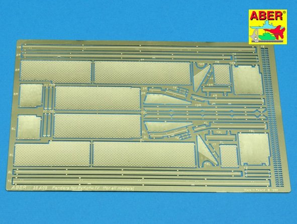 Aber 35A009 Błotniki do PzKpfw IV 1/35