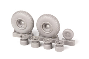 Eduard 6481020 B-17F wheels diamond tread EDUARD 1/48 – Bild 2