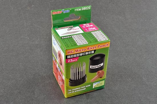 Trumpeter 08020 HG Micro Rivet Punch (23 Pcs , 0.25mm-1.35mm) – imagen 5