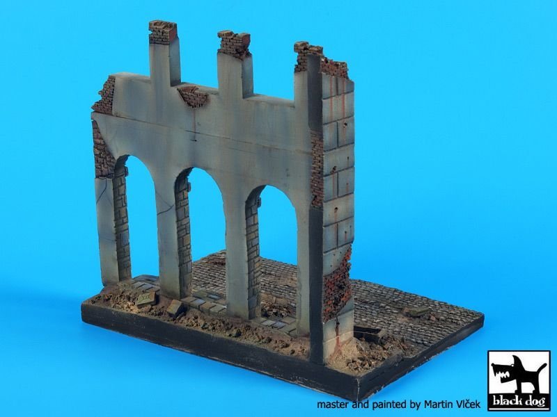 Black Dog D48002 House ruin (Europe) base 1/48 – Bild 2