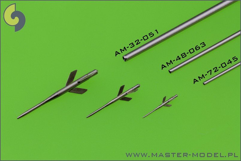 Master AM-48-063 MiG-21 F-13 (Fishbed C) - Pitot Tube 1/48 – zdjęcie 4