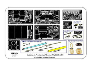 Aber K02M Pz.Kpfw. V Ausf.D/ A (Sd.Kfz.171) Panther 1/35 – imagen 27