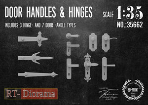 RT-Diorama 35662 Door Handles &amp;amp; Hinges 1/35
