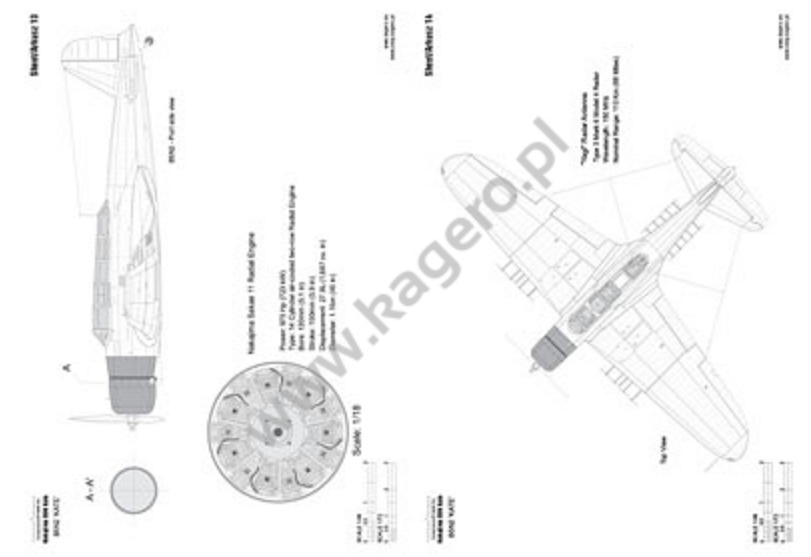 Kagero 7100 Nakajima B5N KATE. B5N1,B5N2 EN/PL – zdjęcie 4