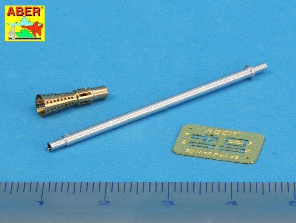Aber 35L-010N German 37mm Flak 43/1 L/60 Barrel 1/35 – immagine 2