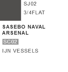 Mr.Hobby SJ-02 IJN Sasebo Vaporisateur d&amp;#39;arsenal naval
