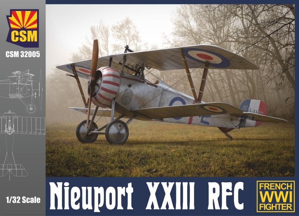 Maquette Copper State Models 32-004 Nieuport XXIII, chasseur français de la Première Guerre mondiale, échelle 1/32