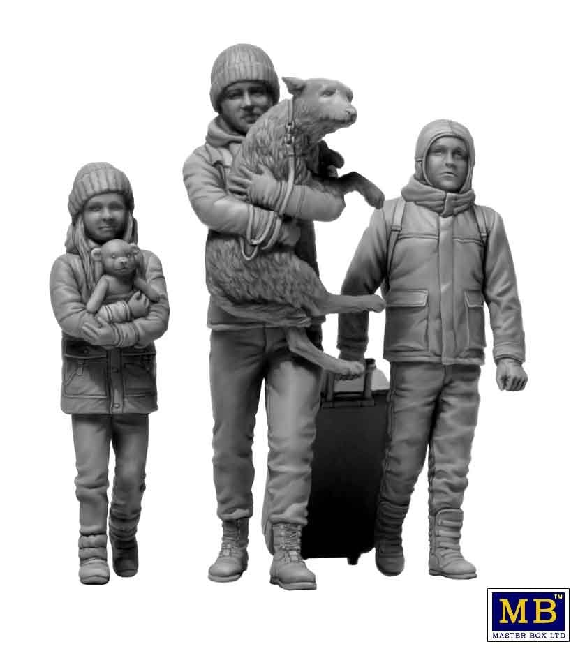 Master Box 35228 Refugees. March 2022 1/35 – zdjęcie 5