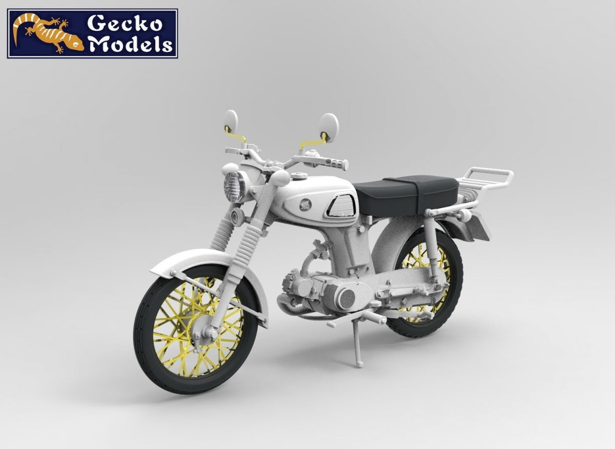 Gecko Models 35GM0127 60’~70&amp;#39;s Southern Vietnamese &amp;amp; Japanese SS50E Motorbike Set 1/35 – imagen 2