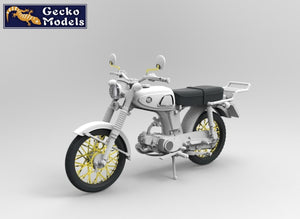Gecko Models 35GM0127 60’~70&amp;#39;s Southern Vietnamese &amp;amp; Japanese SS50E Motorbike Set 1/35 – imagen 2