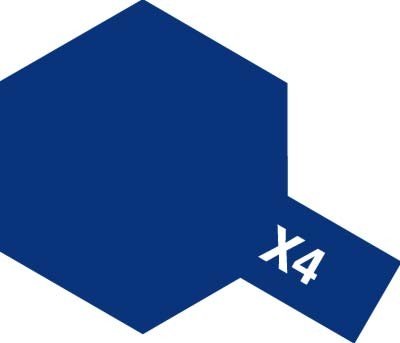 Tamiya X4 Blue (81504) Acrylic paint 10ml – Bild 2