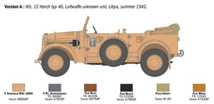 Italeri 6597 Horch 901 Typ 40 Kfz.12 1/35 – imagen 4