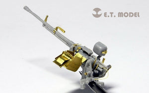 E.T. Model EA35-015 Chinese PLA 12.7mm AA Machinegun + Ammo Box 1/35 – immagine 4