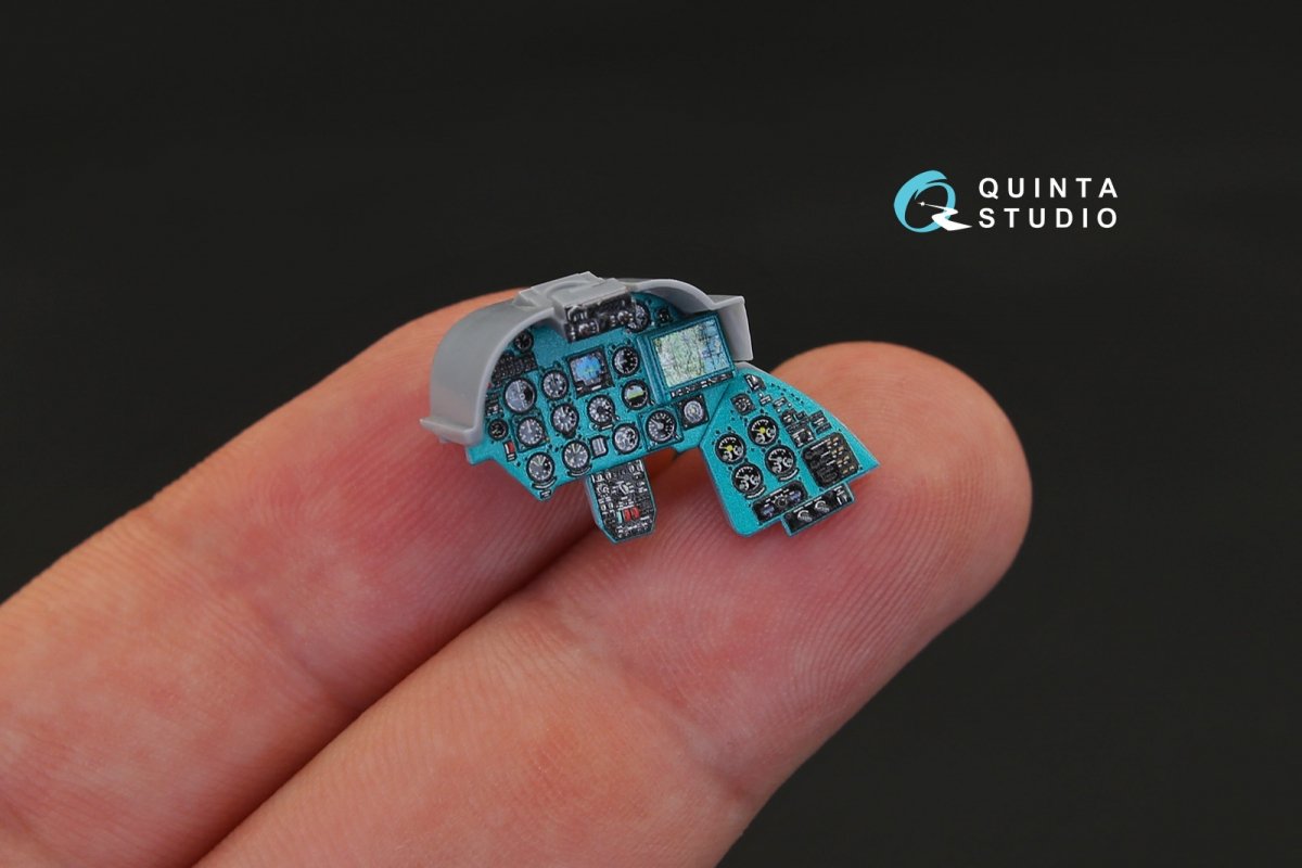 Quinta Studio QD48155 Mi-24P 3D-Printed &amp;amp; coloured Interior on decal paper (for Zvezda kit) 1/48 – imagen 6