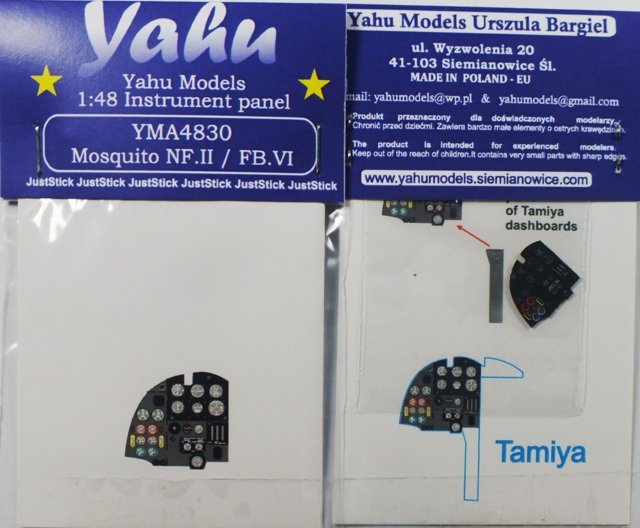 Yahu YMA4830 Mosquito Nf.II & FB.VI (Tamiya) 1/48