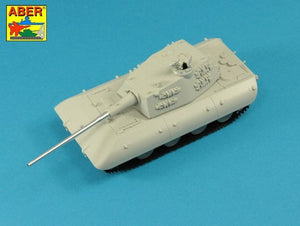 Aber 72L-68 128mm KwK 44 L/65 barrel for German E-100 Super Heavy Tank 1/72 – zdjęcie 4